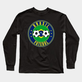 Brasil Futebol Long Sleeve T-Shirt